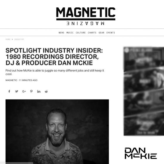 Dan McKie Magnetic Magazine Interview 2019